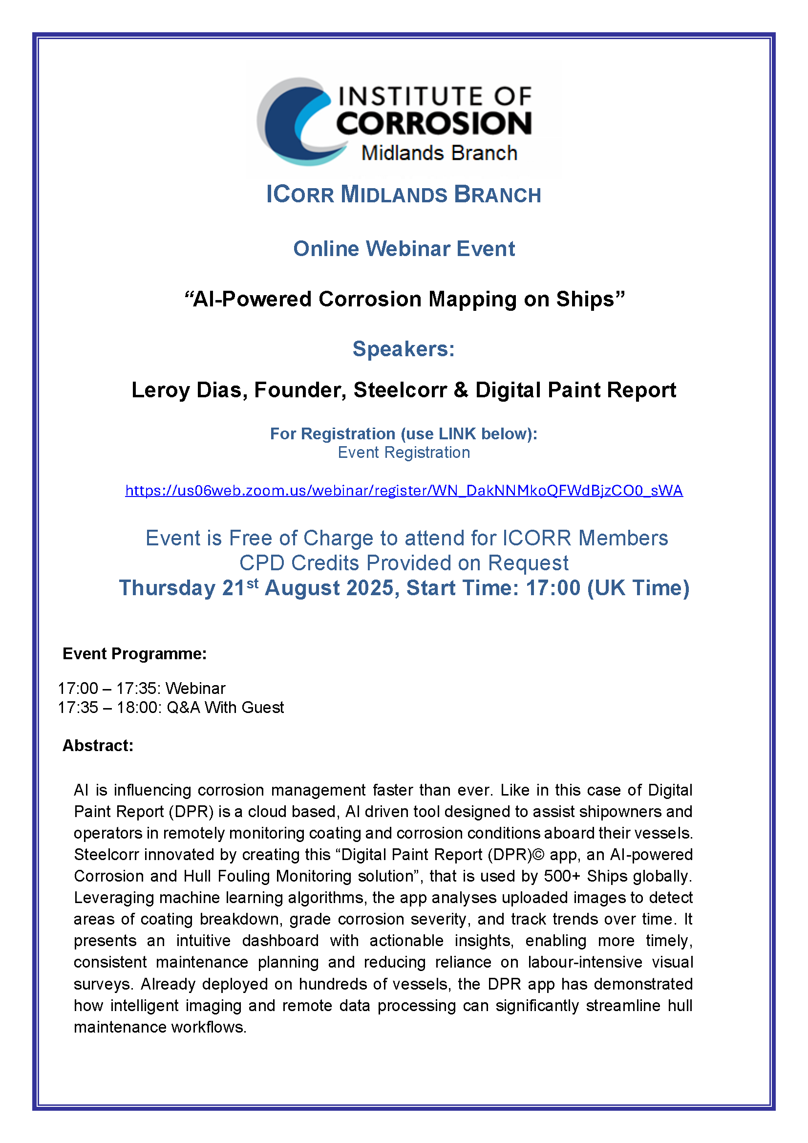 ICORR Midlands - AI-Powered Corrosion Mapping on Ships - 21 August 2025_페이지_1.png
